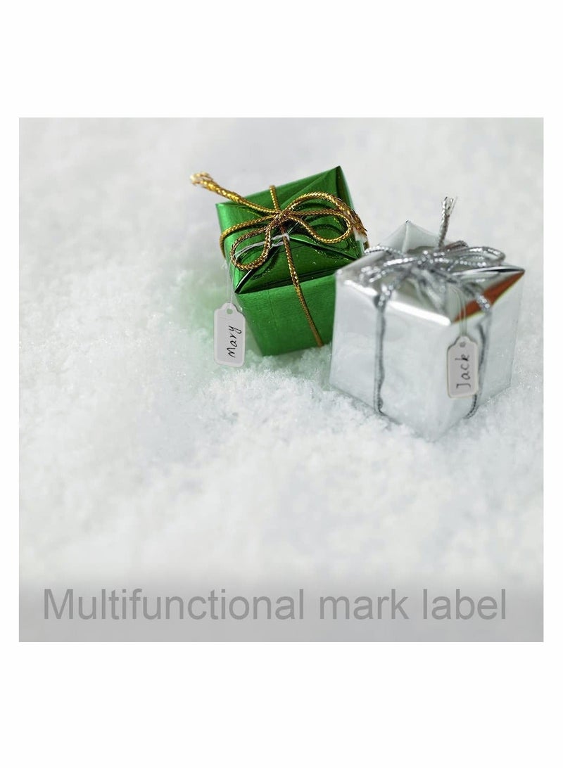 Generic Price Tags, 500pcs White Jewelry Price Tags Clothing Price Tags, Tag Card Writable, Plastic Paper Material with Rope.  - Image 5
