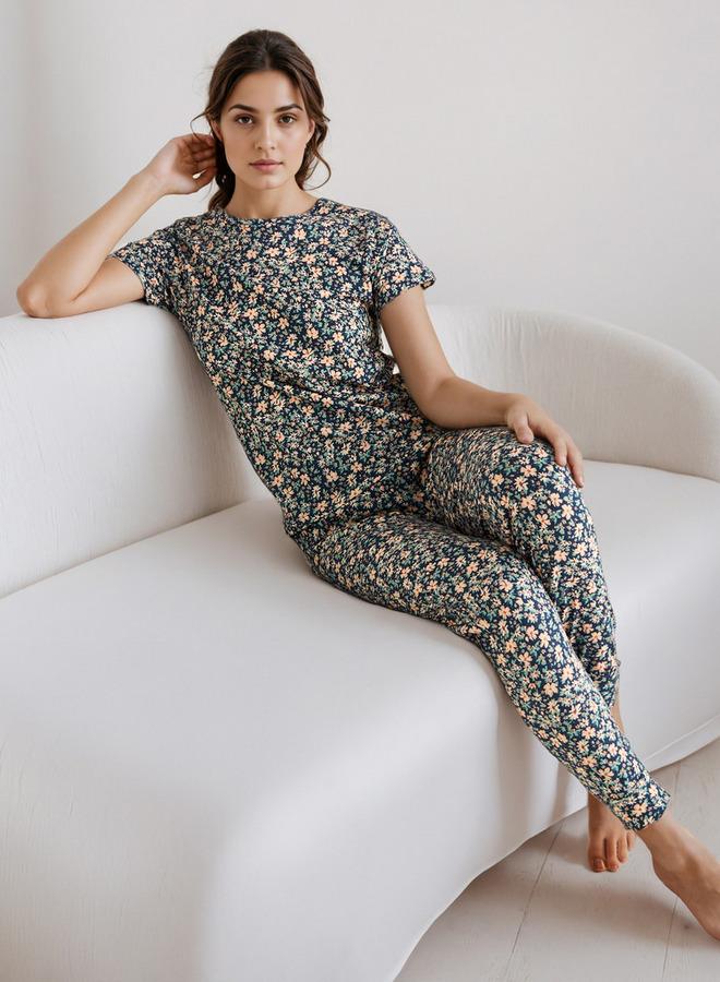 سبلاش فيڤ طقم بيجاما تي شيرت وبنطلون - Image 1