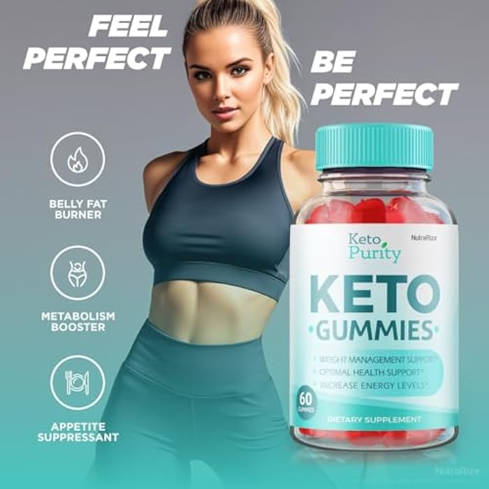 NutraRize Keto Purity Gummies - for Advanced Weight Loss, Maximum Strength Dietary Supplement, KetoPurity Gomitas Reviews (60 Gummies) - Image 2