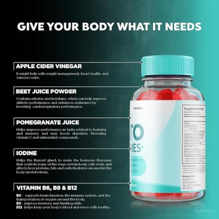 NutraRize Keto Purity Gummies - for Advanced Weight Loss, Maximum Strength Dietary Supplement, KetoPurity Gomitas Reviews (60 Gummies) - Image 3
