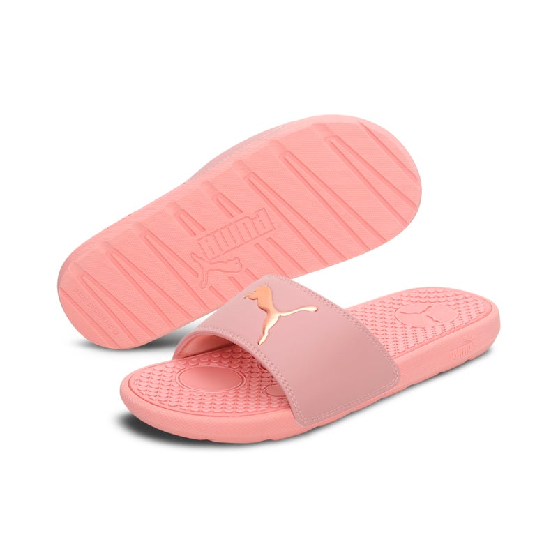 PUMA Cool Cat Womens Pink Slides - Image 2
