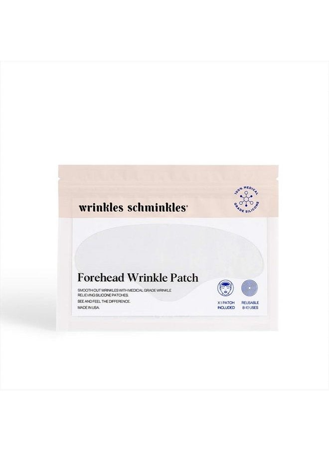 WRINKLES SCHMINKLES - Forehead Wrinkle Patches, 1-Pack, Reusable Hypoallergenic Silicone Smoothing Pads for Reducing Frown Lines & Face Lift Overnight - Image 1