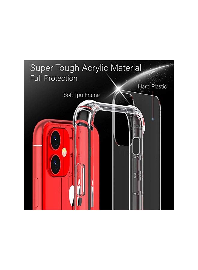 Zaboon Iphone 11 Case Ultra Thin Hd Clear Slim Soft Tpu Protective Case Hard Pc Back Soft Tpu Frame Shock Absorption Anti Scratch Cover Cases For Iphone 11 6.1 Inch - Image 4