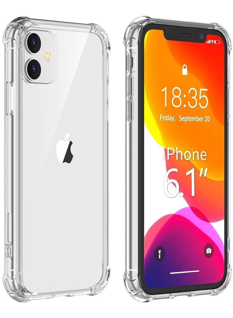 Zaboon Iphone 11 Case Ultra Thin Hd Clear Slim Soft Tpu Protective Case Hard Pc Back Soft Tpu Frame Shock Absorption Anti Scratch Cover Cases For Iphone 11 6.1 Inch - Image 1
