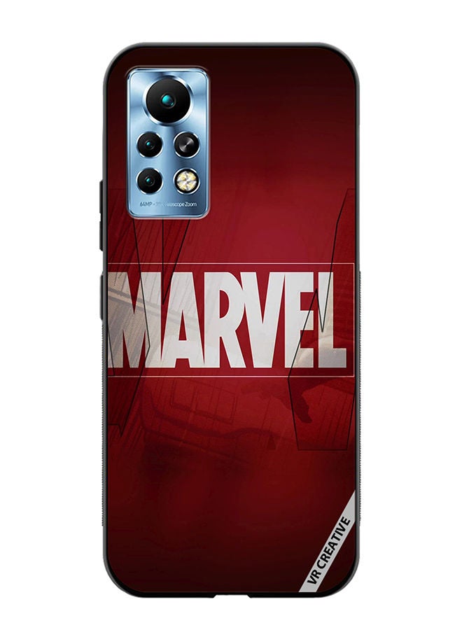 VR CREATIVE Protective Case Cover For Infinix Note 11 Pro Marvel Logo Design Multicolour - Image 1