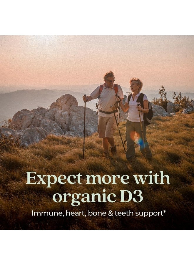 New Chapter Fermented Vitamin D3 2,000 IU, Organic, ONE Daily for Immune, Heart & Bone Support + Whole-Food Turmeric, Adaptogenic Reishi Mushroom, 100% Vegetarian, Gluten Free, 60 Count - Image 2