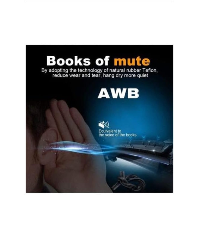 AWB® Hybrid Wiper Blades Compatible with New Safari (Pack of 2) - Image 2