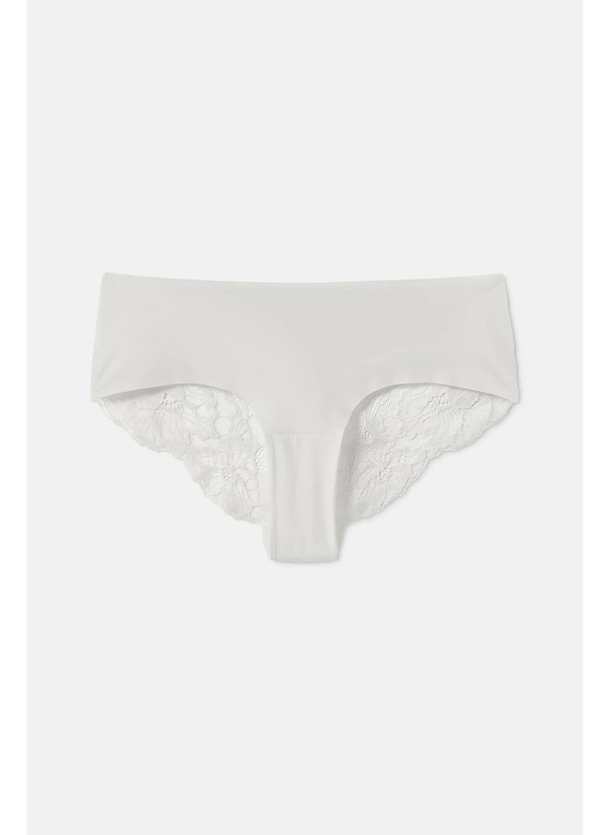 Tchibo Women 2 Magic Cut Brazil Slips, White  - Image 3
