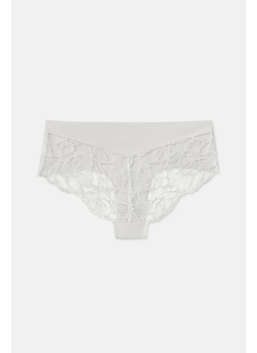 Tchibo Women 2 Magic Cut Brazil Slips, White  - Image 2