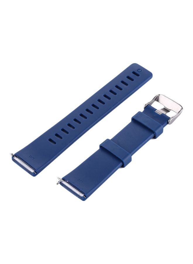NIBEMINENT Replacement Band For Fitbit Versa Dark Blue - Image 4