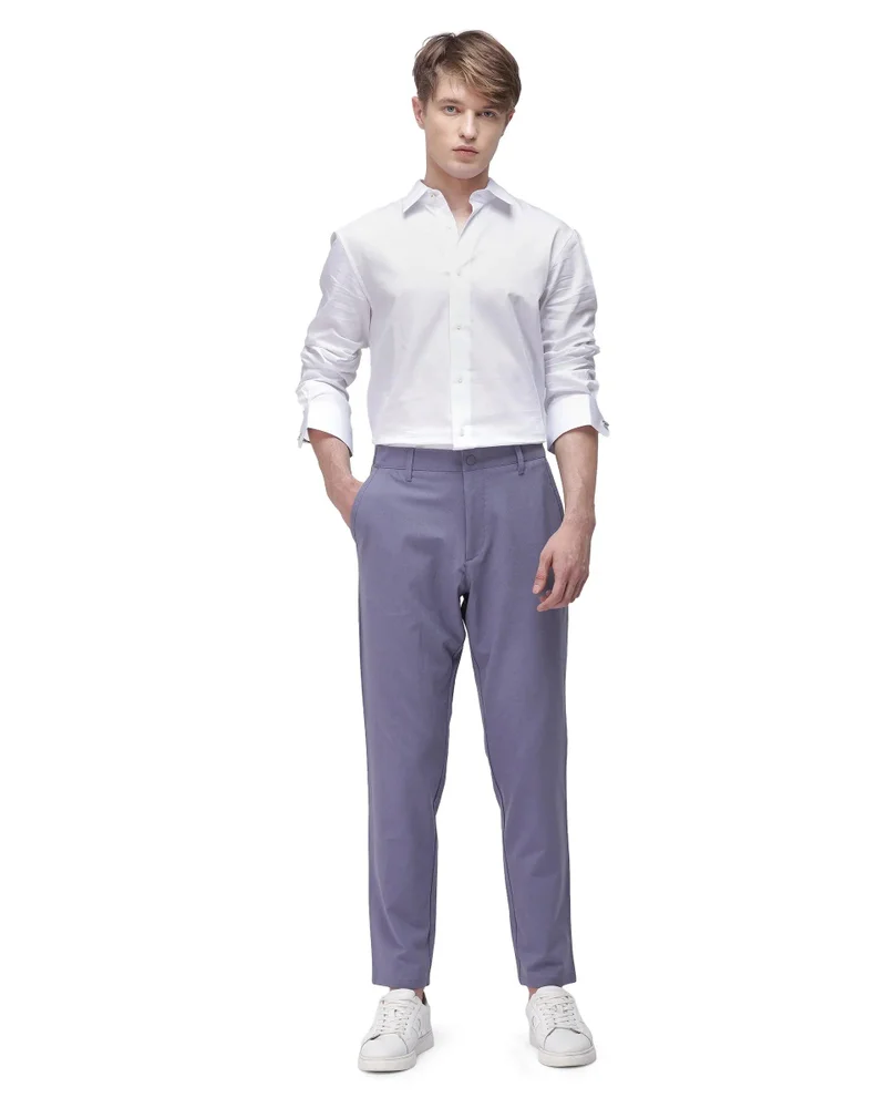 Rare Rabbit Men's Bi - Stretch Essential Trousers