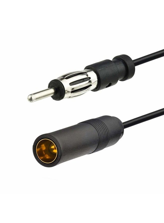 BINGFU Car FM AM Radio Antenna Extension Cable 20 feet Cord DIN Plug Connector Coaxial Cable for Vehicle Truck Car Stereo Head Unit CD Media Receiver Player - Image 2