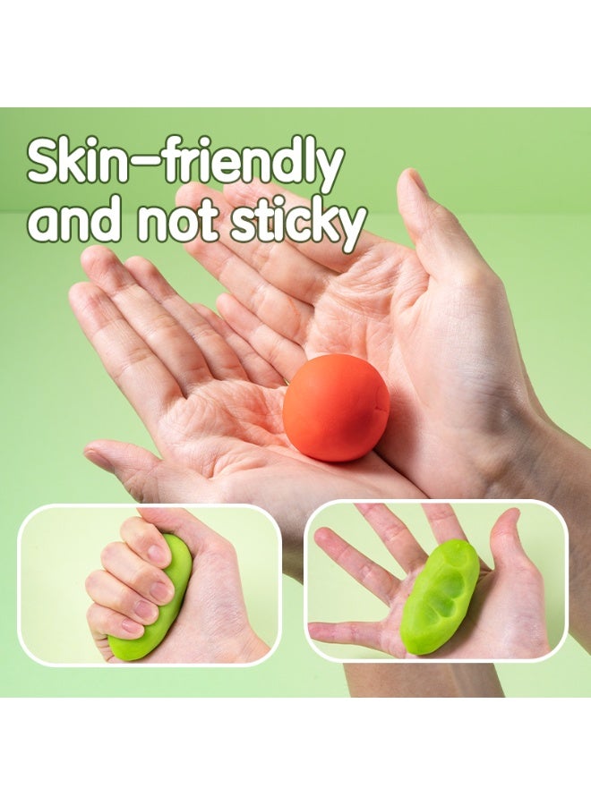 Deli EH709-6 Modeling Dough – 6 Assorted Colors, Soft & Easy to Mold, Bright Colors, Safe & Mixable for Kids - Image 3