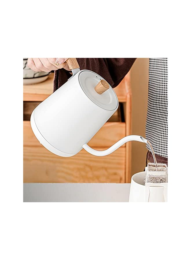 LIMOS Gooseneck Kettle Pour Over Kettle for Coffee and Tea,Ultra Fast Boiling Hot Water Kettle with 5 Temperature Control Presets,304 Stainless Steel,800ML (White) - Image 5