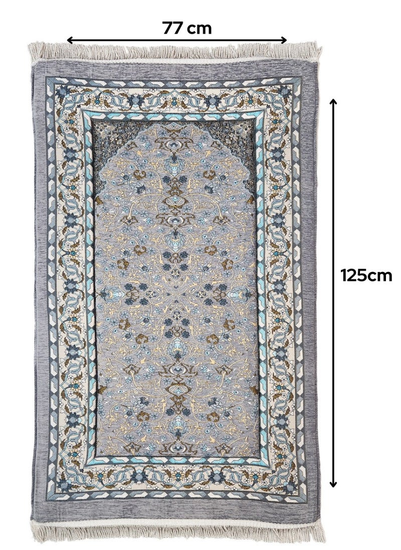 Museum Museum Large Size Memory Foam Prayer Mat. Comfortable Prayer Rug. Elegant Essential Design Sajadah with Foam-Golden 4  - Image 4
