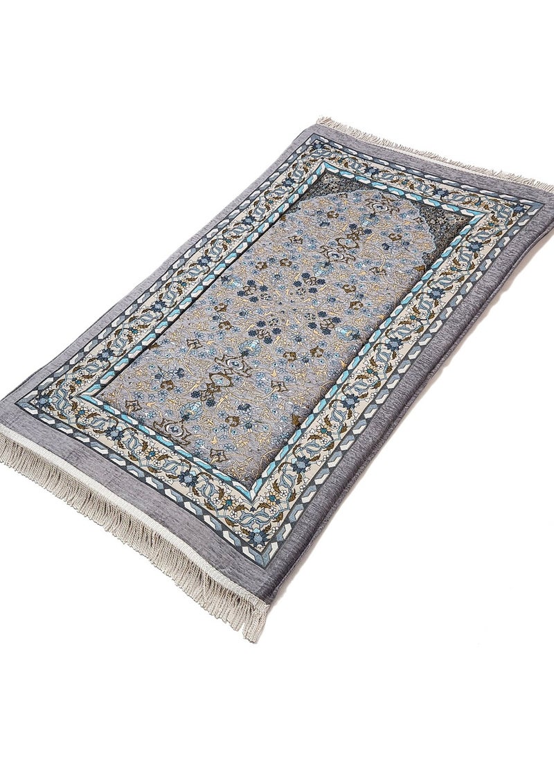 Museum Museum Large Size Memory Foam Prayer Mat. Comfortable Prayer Rug. Elegant Essential Design Sajadah with Foam-Golden 4  - Image 2