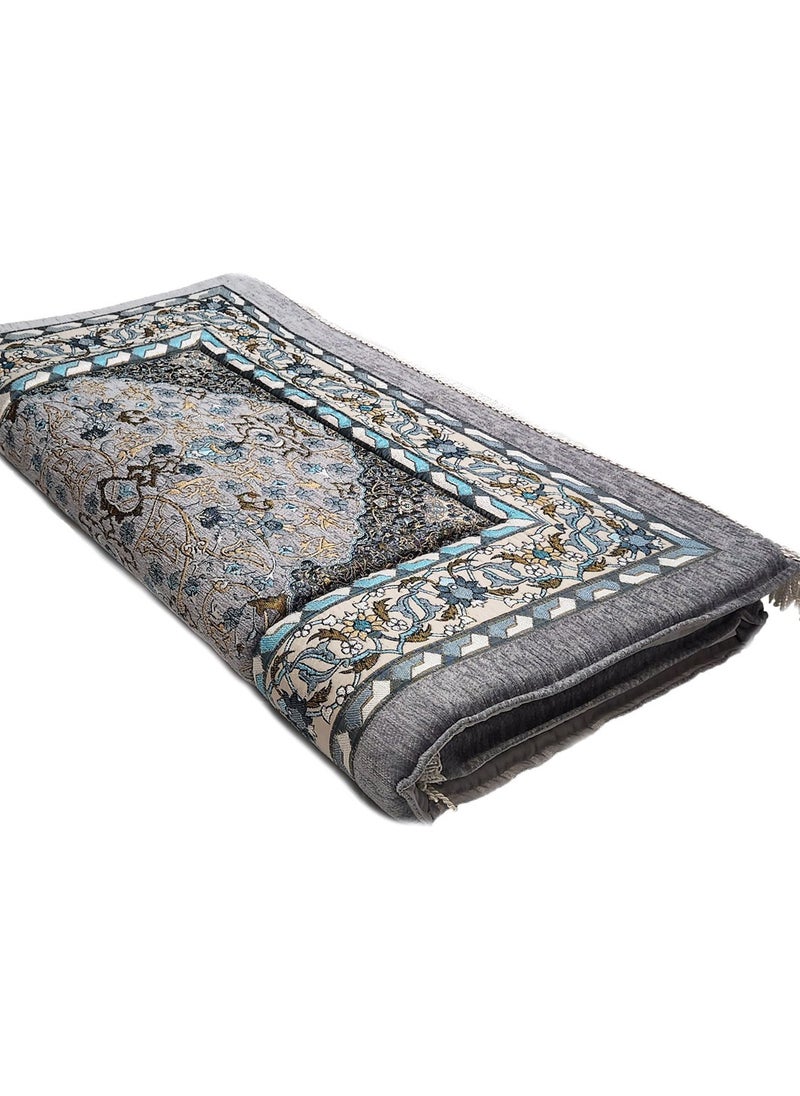 Museum Museum Large Size Memory Foam Prayer Mat. Comfortable Prayer Rug. Elegant Essential Design Sajadah with Foam-Golden 4  - Image 3