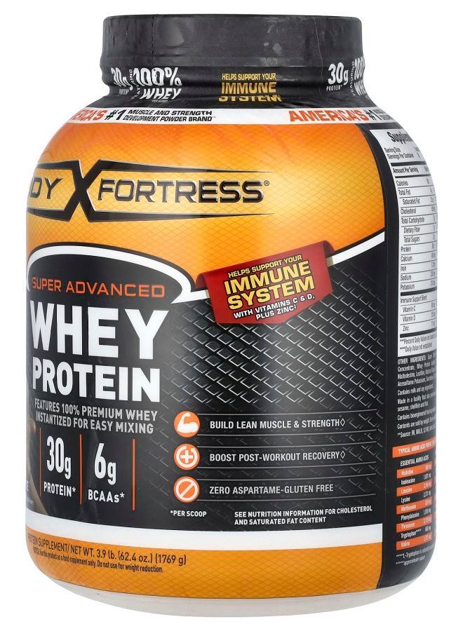 Body Fortress Super Advanced Whey Protein Chocolate 3.9 lb (1769 g) - Image 2