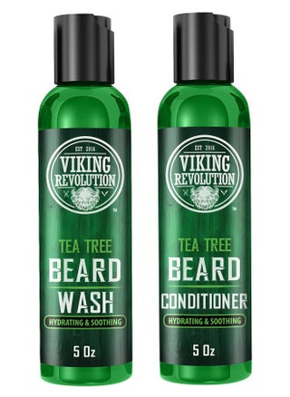 Tea Tree Oil Beard Wash And Beard Conditioner For Men Natural Beard Softener Set With Argan Oil Vitamin E And Ginseng Tea Tree Beard Shampoo And Conditioner Set (5 Oz) - pzsku/Z673F1013992C59DE29E1Z/45/_/1720851071/42b42ad3-6fee-4450-8e84-0e4e72e78987