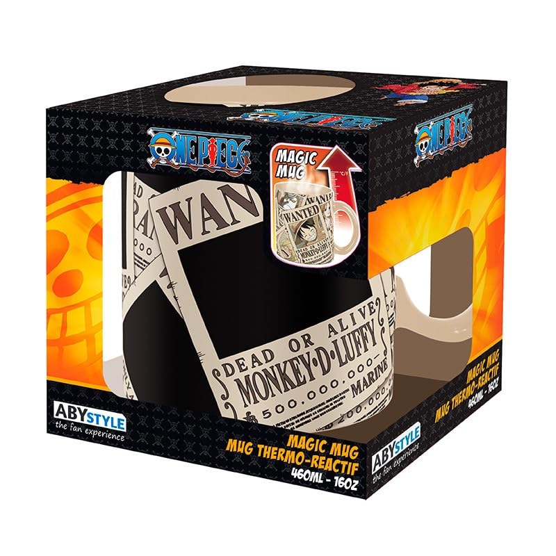 ABYSTYLE One Piece Wanted Heat Change Mug 16 Fl Oz Anime Manga Drinkware Home & Kitchen Merch Gift (ABYPCK203_US) - Image 2
