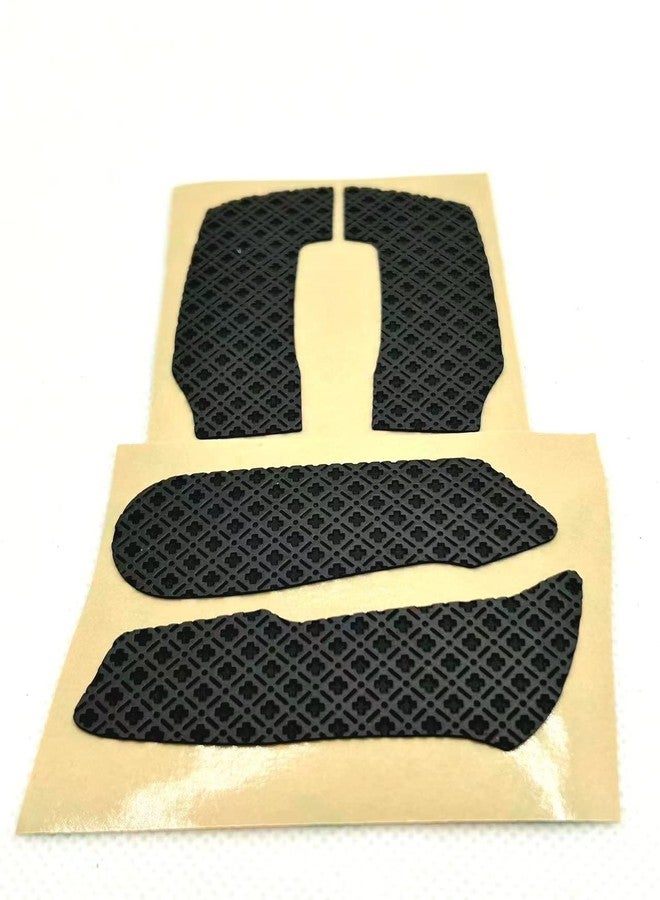 LZYDD شريط لاصق مضاد للانزلاق للفأرة LZYDD مع مقبض جانبي مصقول/معجون مضاد للتعرق لفأرة الألعاب ROCCAT Kone AIMO (شريط مضاد للانزلاق باللون الأسود) - Image 3