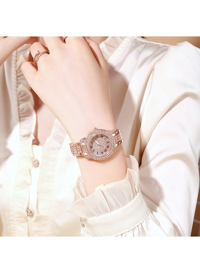 Women's Luxurious Bling Full Crystal Decorated Watch - Image 2