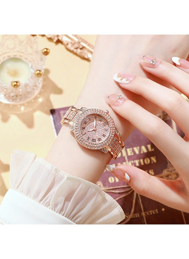Women's Luxurious Bling Full Crystal Decorated Watch - Image 3
