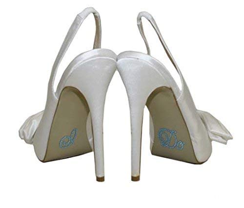 Classy Bride I Do Stickers for Bridal Shoes – Rhinestone Wedding Shoe Stickers for Wedding Day – Ideal Bachelorette Gift for Brides or Bride Gift - Image 5
