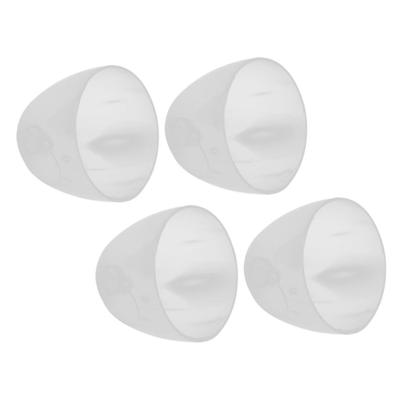 Wide Neck Milk Bottle Caps 4 Pack Reusable Plastic Leak Proof Replacement Lids - Image 2