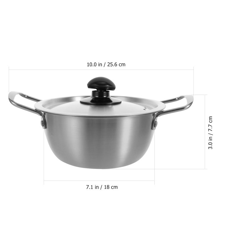 Stainless Steel Pot for Cooking Noodles, Warming Milk, and Making Ramen - Image 2