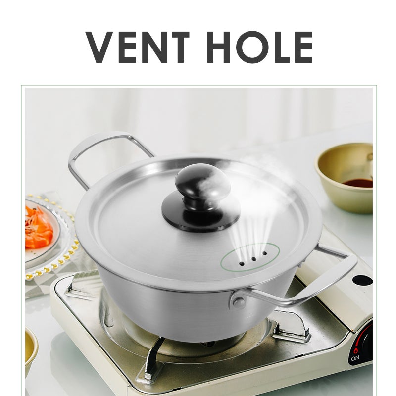 Stainless Steel Pot for Cooking Noodles, Warming Milk, and Making Ramen - Image 5