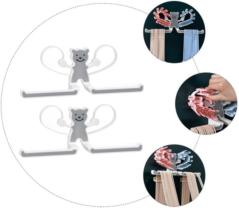 2Pcs Gray Multifunctional Storage Shelf Punch Toilet Towel Stand for Bathroom Easy Installation Towel Hanger Rack Elegant Design for Organized Bathing Towels - Image 5