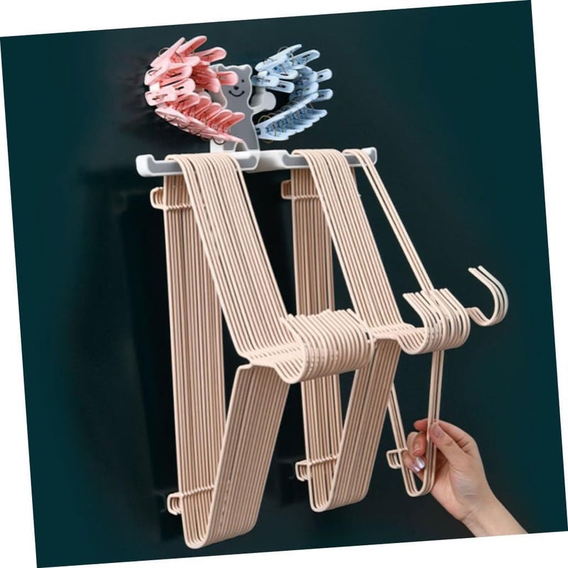 2Pcs Gray Multifunctional Storage Shelf Punch Toilet Towel Stand for Bathroom Easy Installation Towel Hanger Rack Elegant Design for Organized Bathing Towels - Image 3