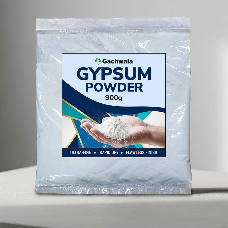 Gachwala Gypsum Powder 900gm | for Mushroom Cultivation, Grain Spawn & Substrate Preparation | Ideal Soil Conditioner for Gardening & Composting | Multi-Purpose Use in Crafts and Molds - Image 5