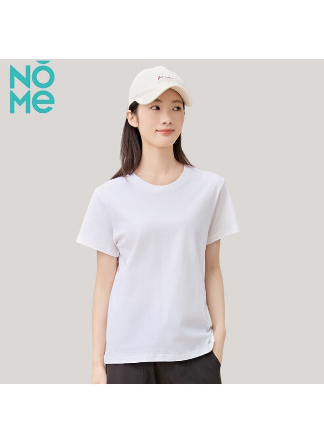 Nome Loose Short Sleeve T-shirt Women New V-neck T-shirt Simple And Versatile Top White2xl - Image 1