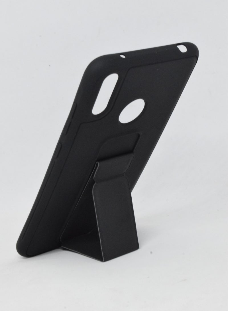 BORTONY Huawei Y7 2019 Case Silicone Camera Protected Shockproof With Finger Grip Stand Cover - Image 2