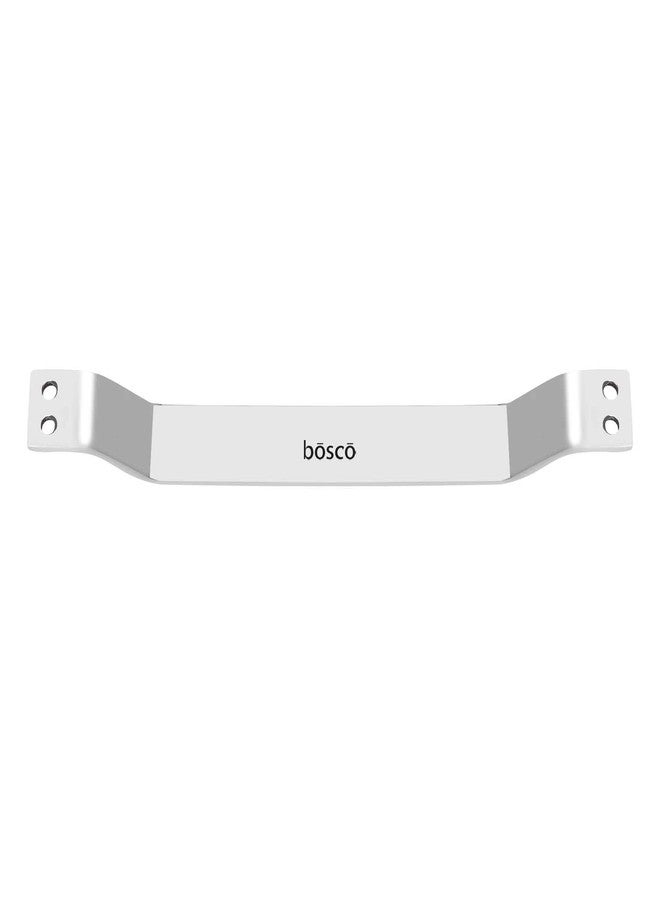 BOSCO 8 Inch Stainless Steel Silver Satin Finish Two Hole Front Screw Door Pull Handle for Home Main Door, Home Bed Room Door and Bathroom Door - Image 4