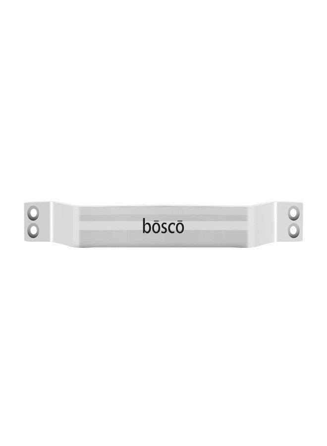 BOSCO 8 Inch Stainless Steel Silver Satin Finish Two Hole Front Screw Door Pull Handle for Home Main Door, Home Bed Room Door and Bathroom Door - Image 3