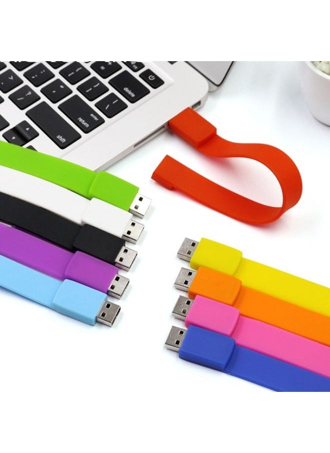 BURAQ - MicroDrive 128GB USB 2.0 Fashion Bracelet Wristband U Disk (Black) - Image 1