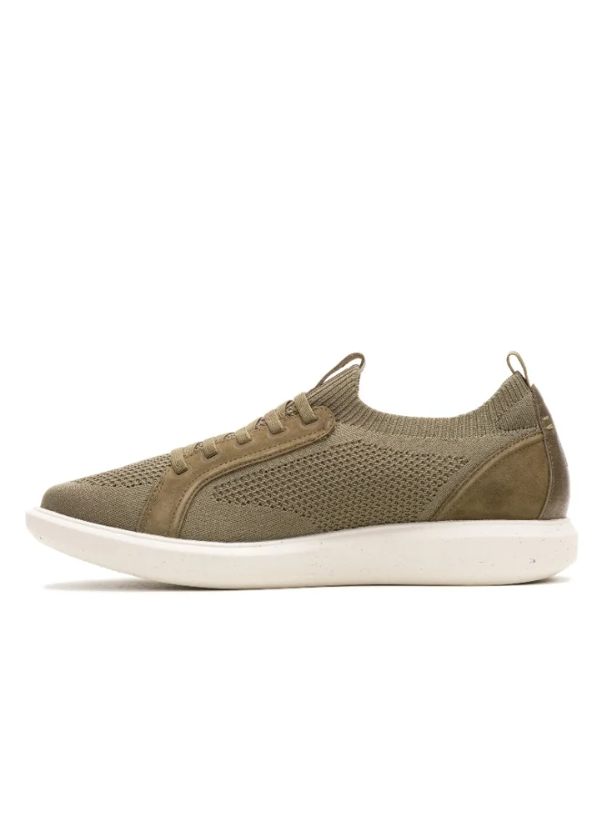 هاش بابيز HUSH PUPPIES Nile Knit Lace Up Shoes for Men - Dark Olive