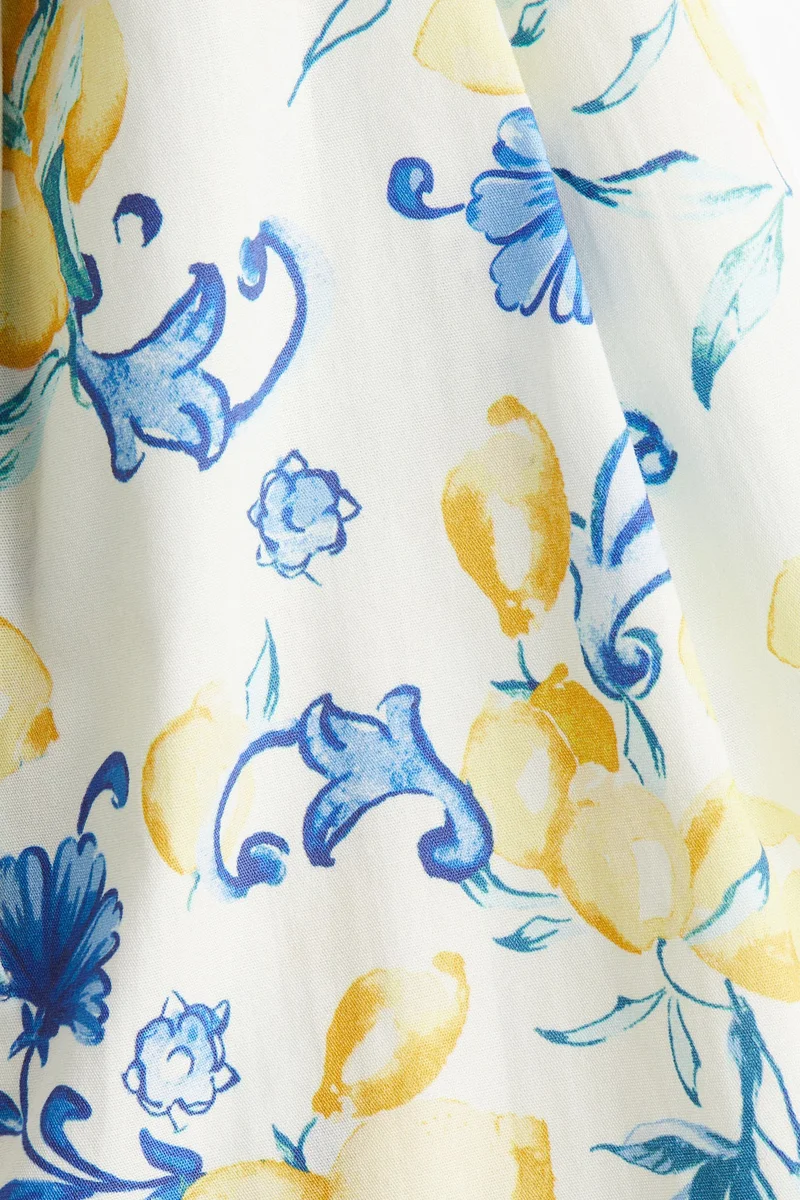 اتش اند ام Cotton poplin playsuit