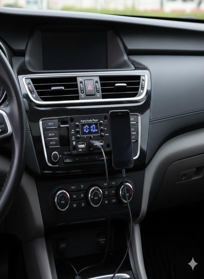 SP Electron Bluetooth USB AUX Digital Audio Player Module with LED Display & IR Support - Image 4