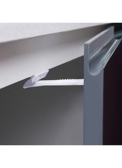 dreambaby Adhesive Safety Latches For Drawers & Cabinets White 8 Count  - Image 4