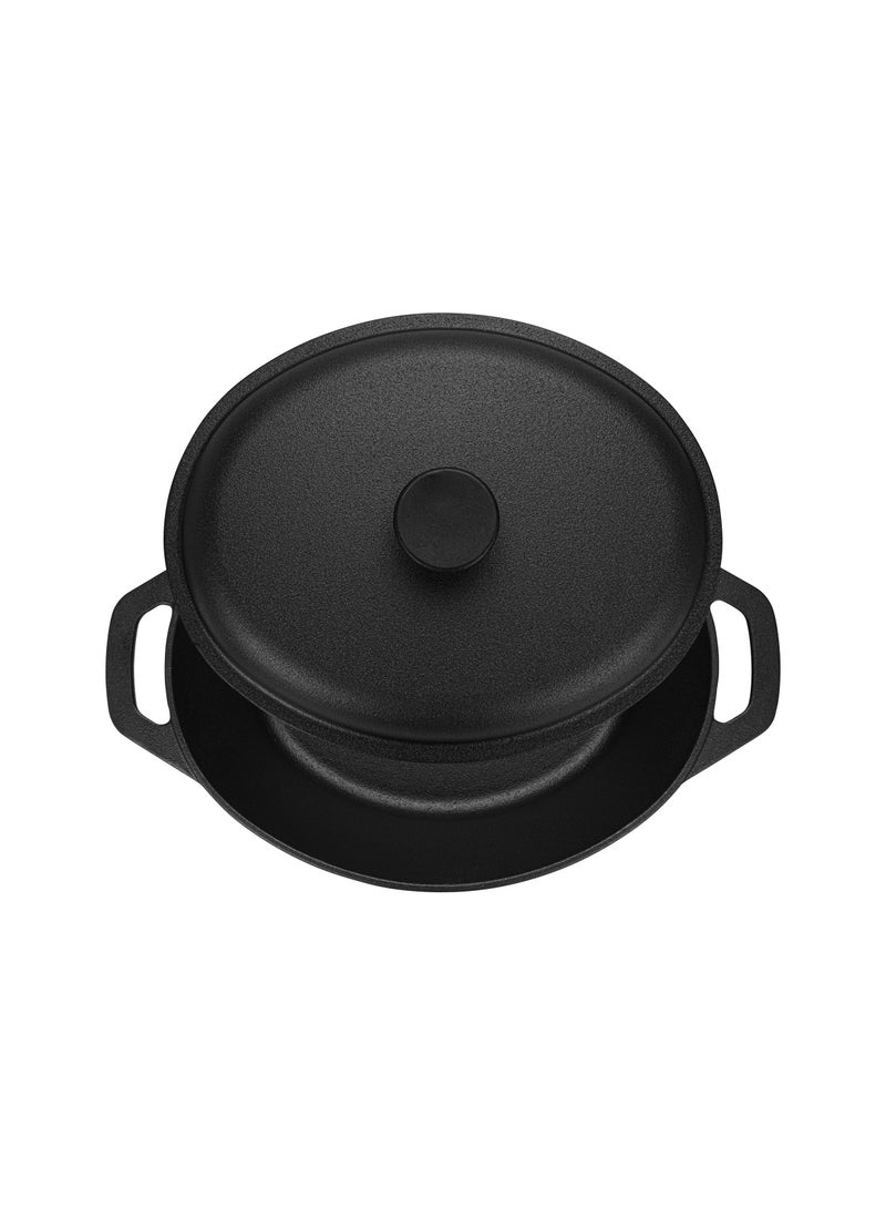 Fissman طاجن بغطاء من الحديد الزهر 33x26 سم/6 لتر مع غطاء من الحديد الزهر - Image 1