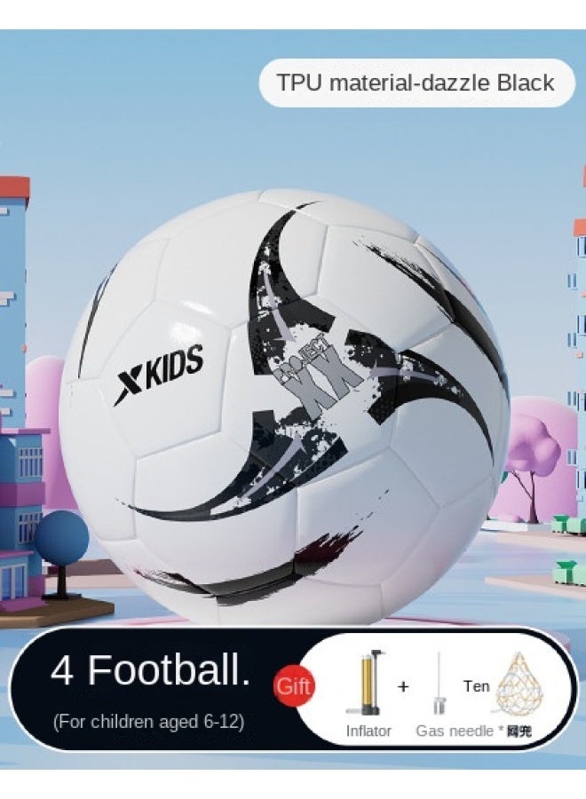 XTEP Official Children's Football, Size 5 For Primary School Students, Size 4 For Teenagers And Junior High School Students, Professional Match Training Ball - Image 1