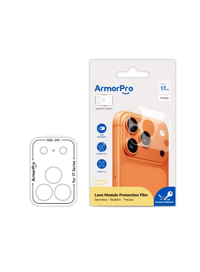 ArmorPro iPhone 17 Pro Lens Protection Film Clear - Image 3