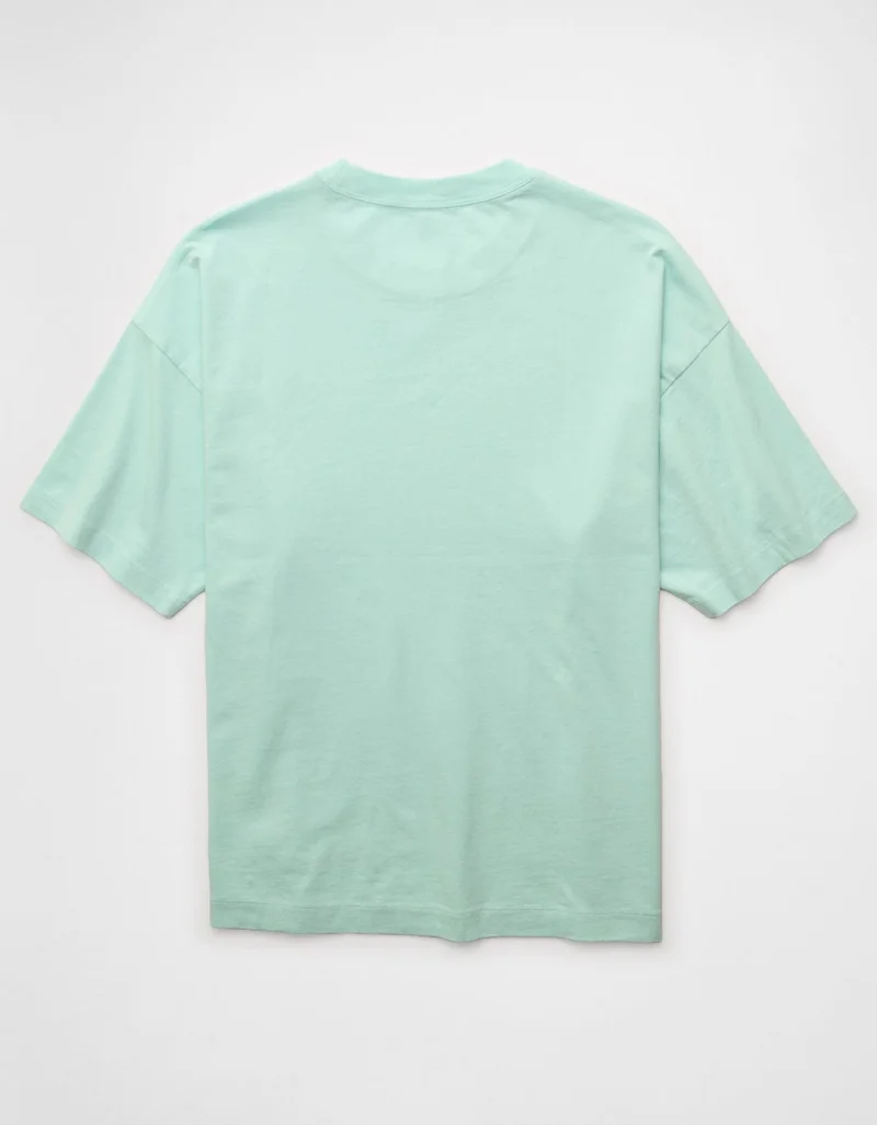 American Eagle  AE Oversized Crewneck T-Shirt  | Best Price UAE