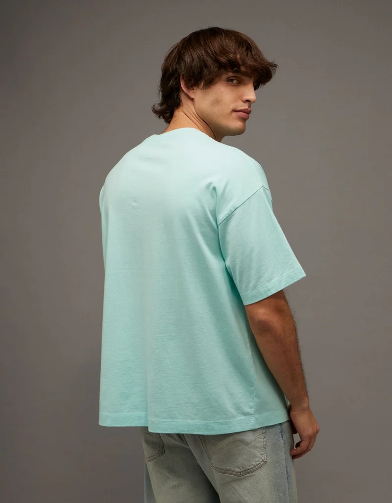 American Eagle  AE Oversized Crewneck T-Shirt  | Best Price UAE