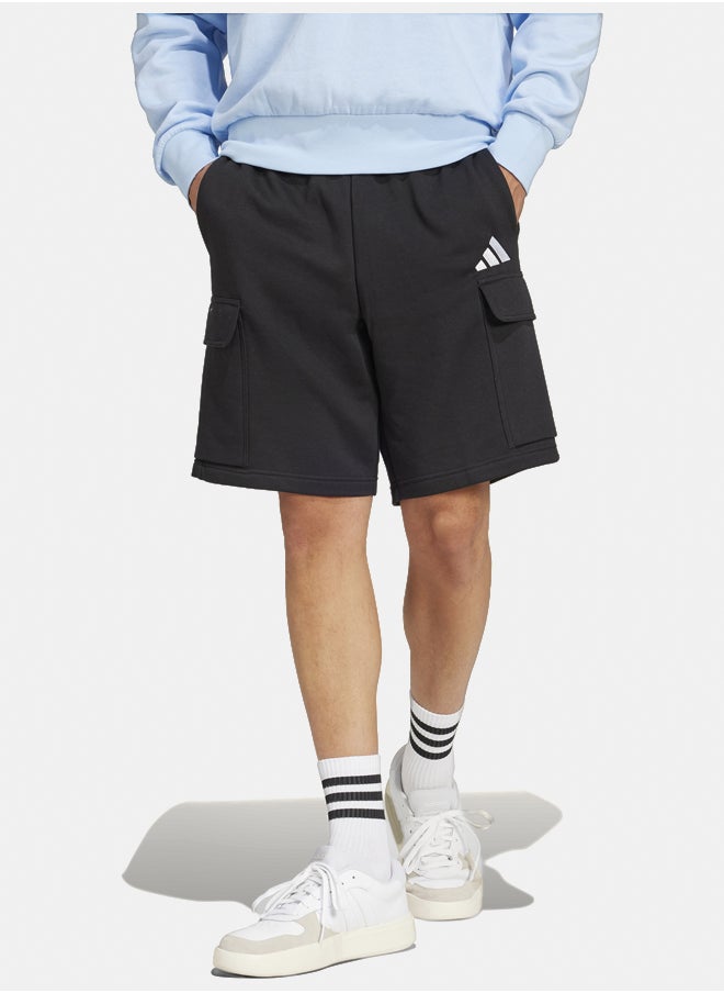 Adidas essentials feelcozy fleece cargo men's shorts  - Image 1