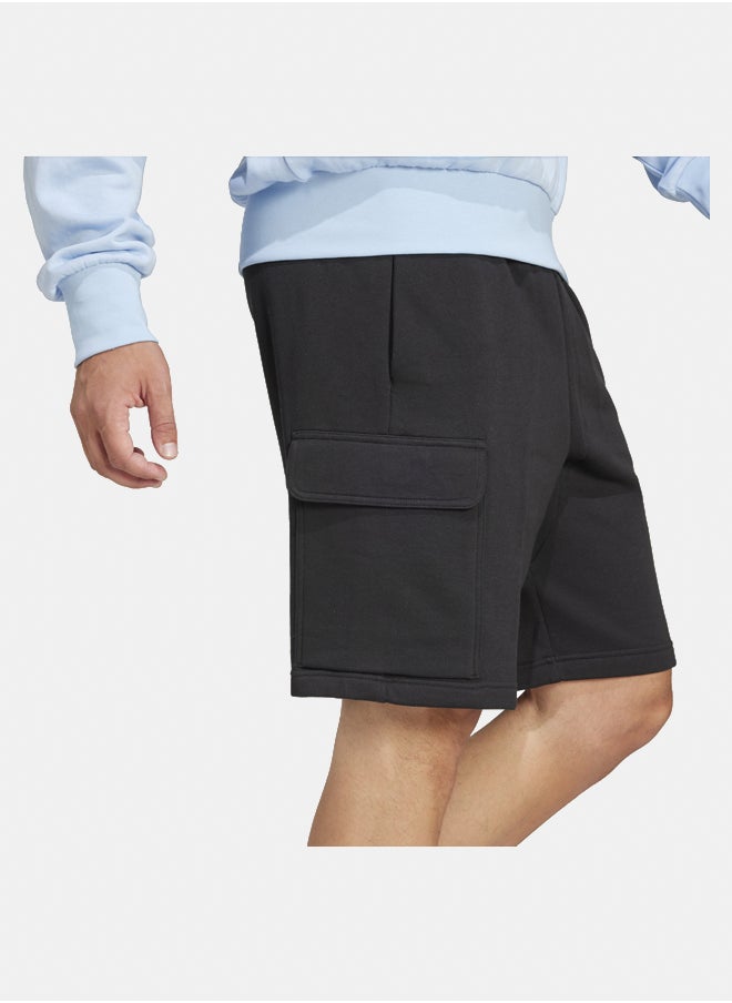 Adidas essentials feelcozy fleece cargo men's shorts  - Image 3